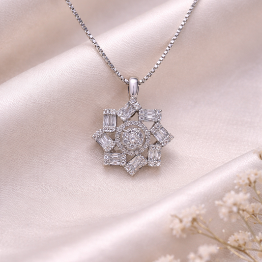 Stellar Cluster 925 Sterling Silver Necklace