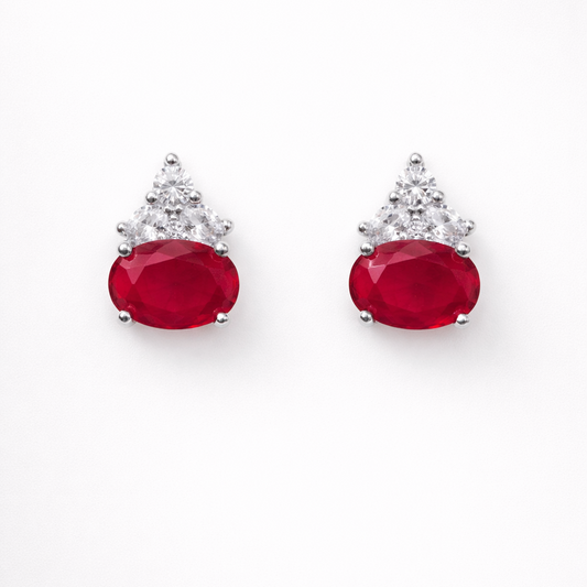 Trinity Spark 925 Sterling Silver Earrings