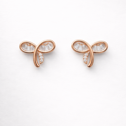 Dewdrop Leaf 925 Sterling Silver Earrings