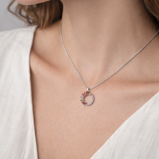 Radiant Arc 925 Sterling Silver Necklace