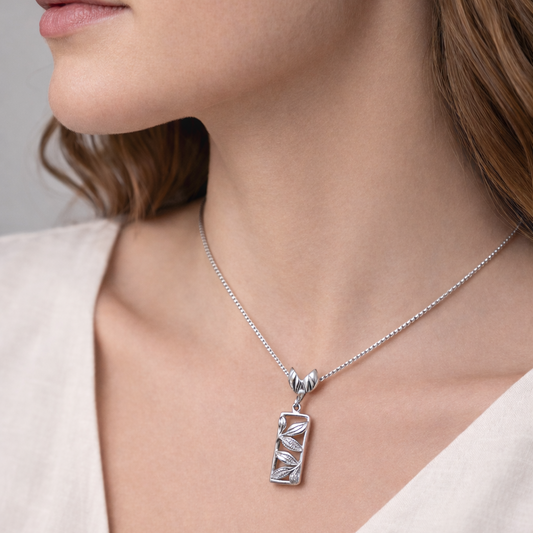 Leafline Luxe 925 Sterling Silver Necklace
