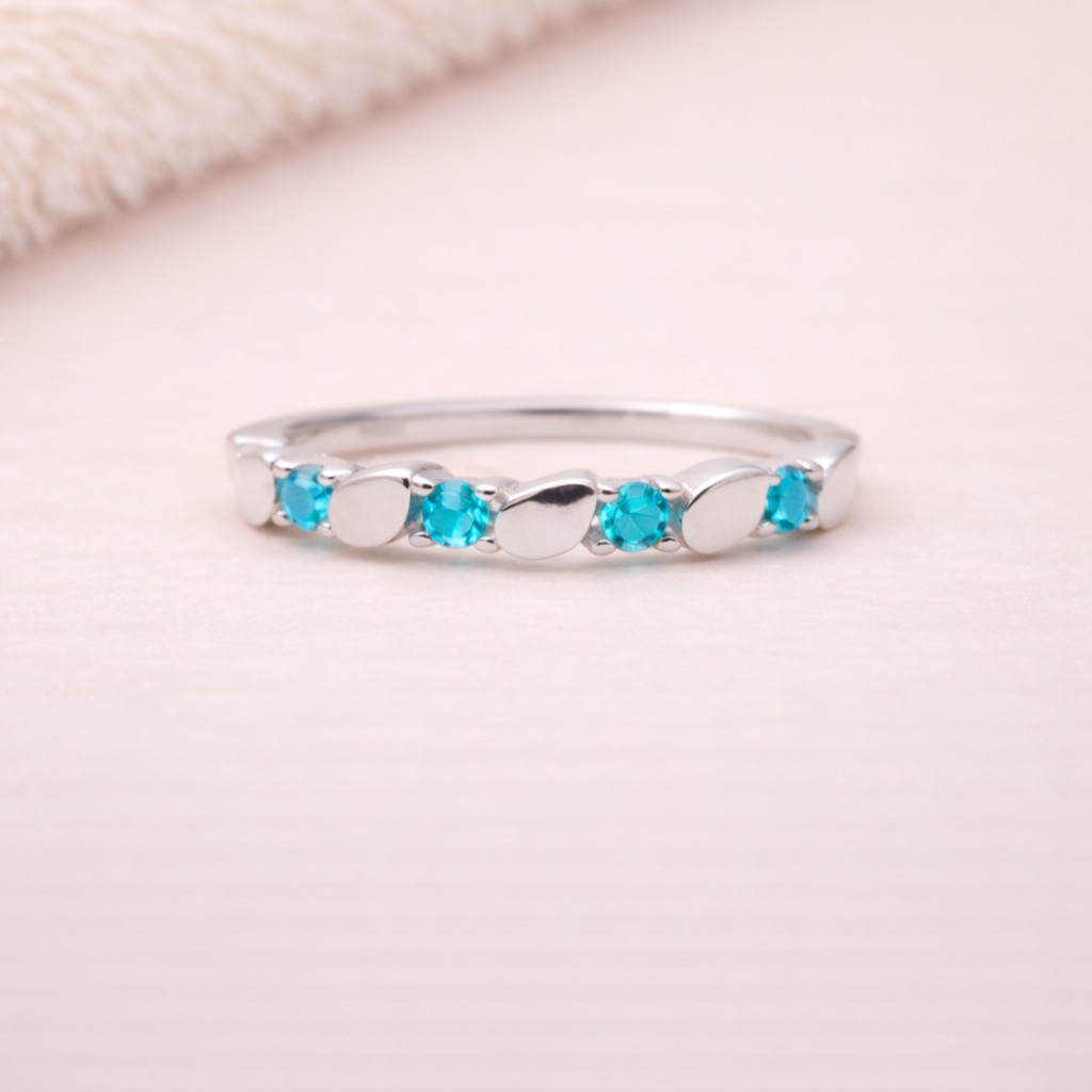 Verdant Rhythm 925 Sterling Silver Ring