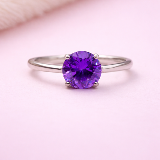 Amethyst Muse 925 Sterling Silver Ring