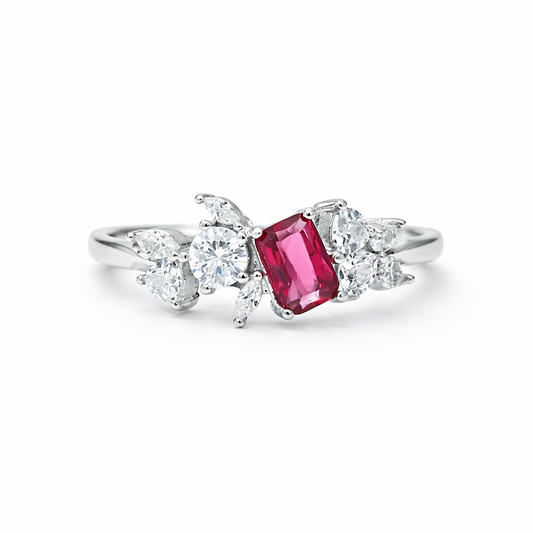Starlit Crown 925 Sterling Silver Ring