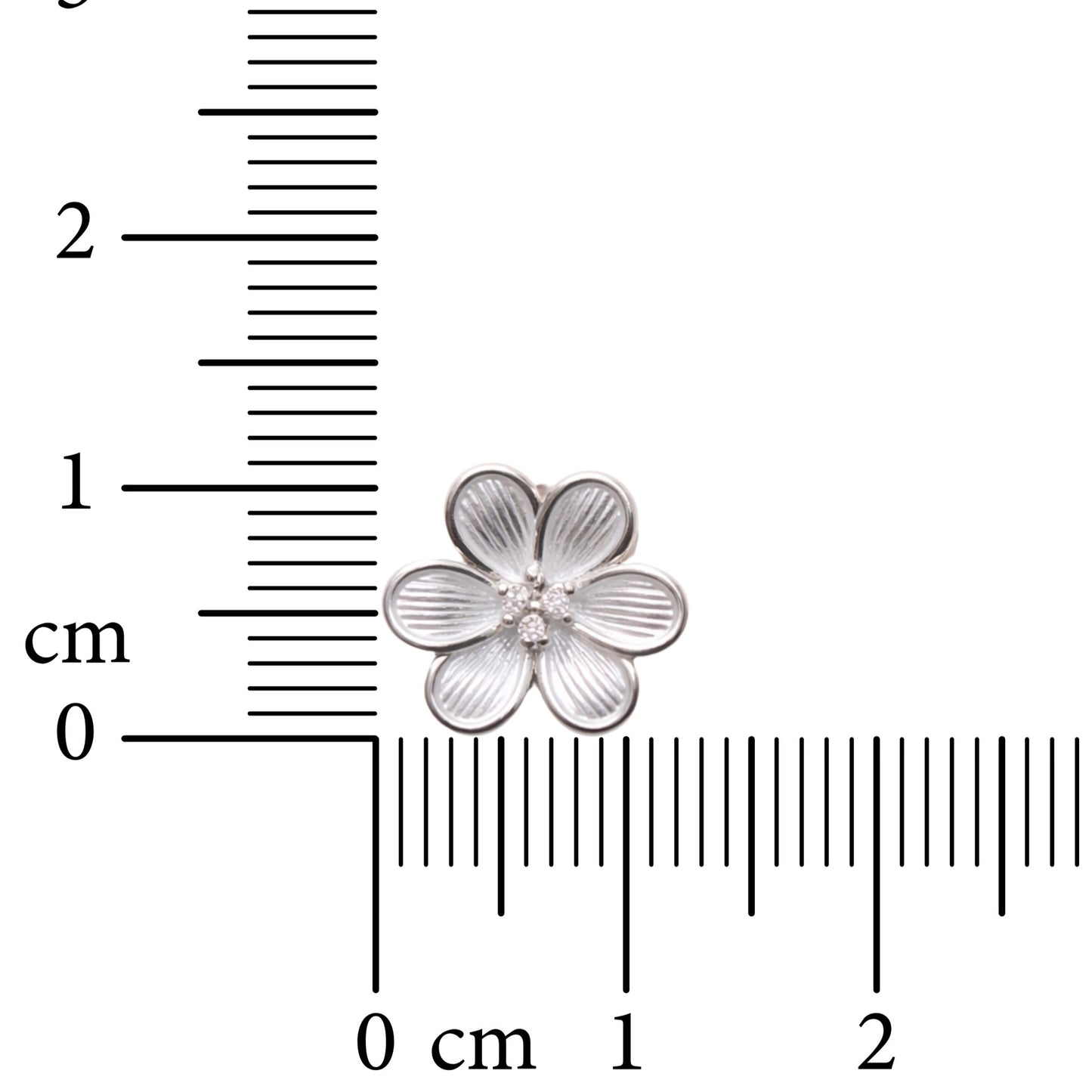 Flora Veil 925 Sterling Silver Earrings
