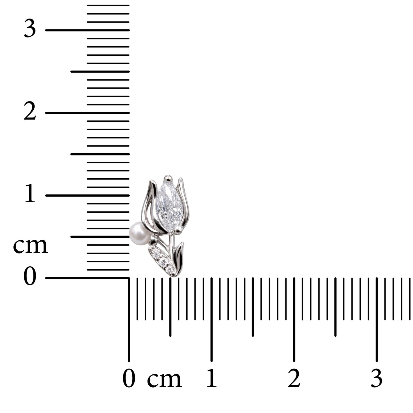 Pearl Bloom Bud 925 Sterling Silver Earrings