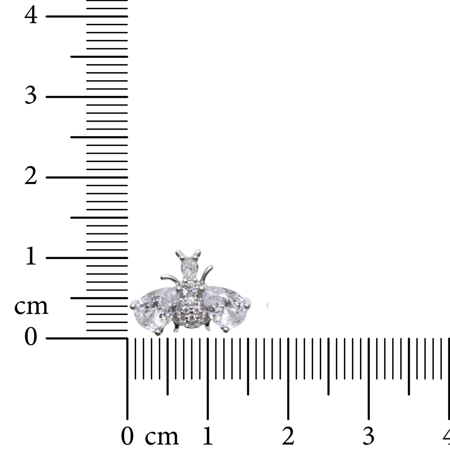 Crystal Bee 925 Sterling Silver Earrings