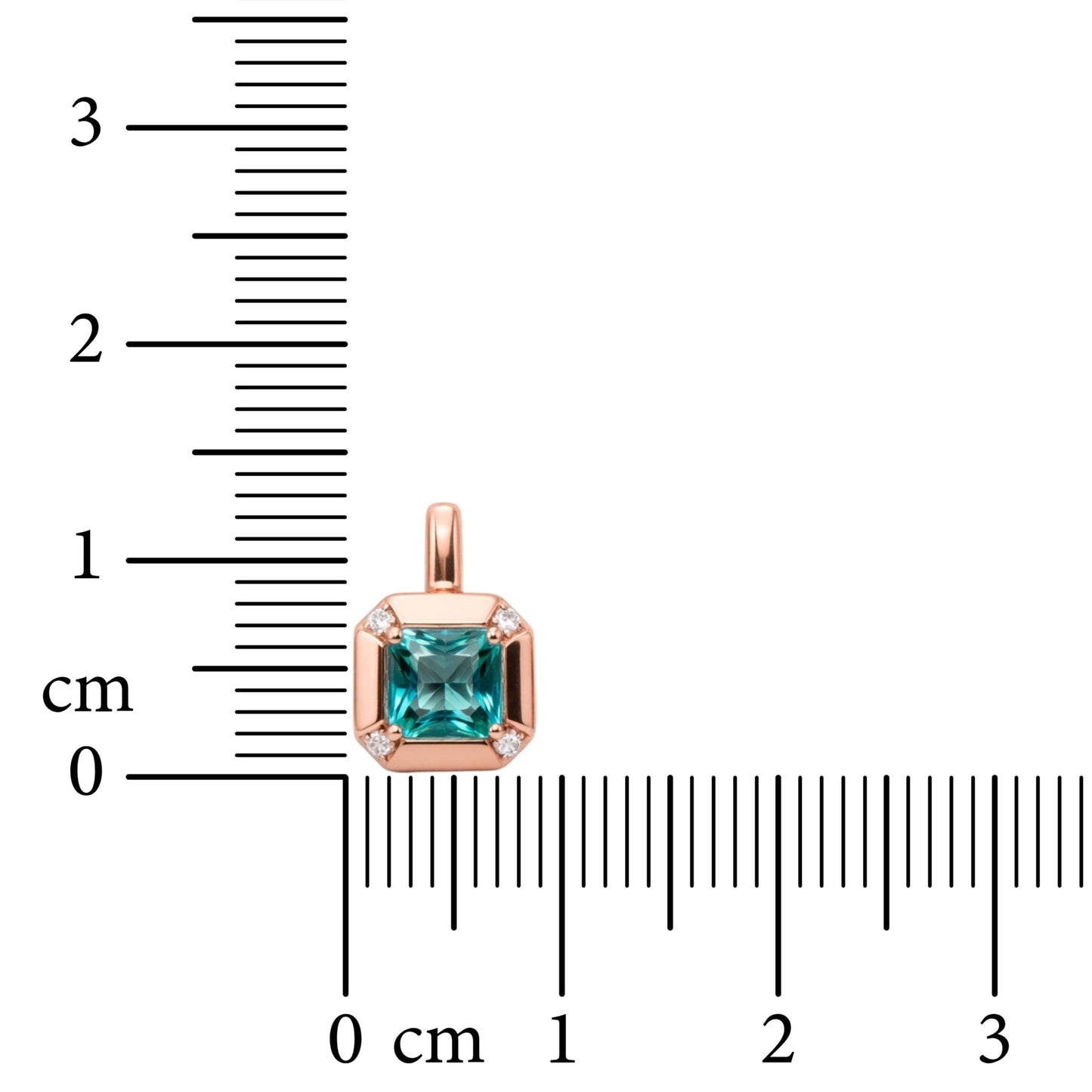 Teal Prism 925 Sterling Silver Earrings
