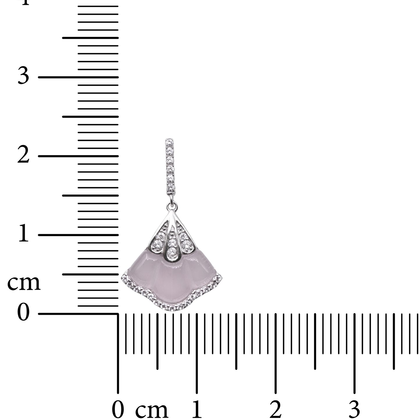 Rosé Drape 925 Sterling Silver Earrings