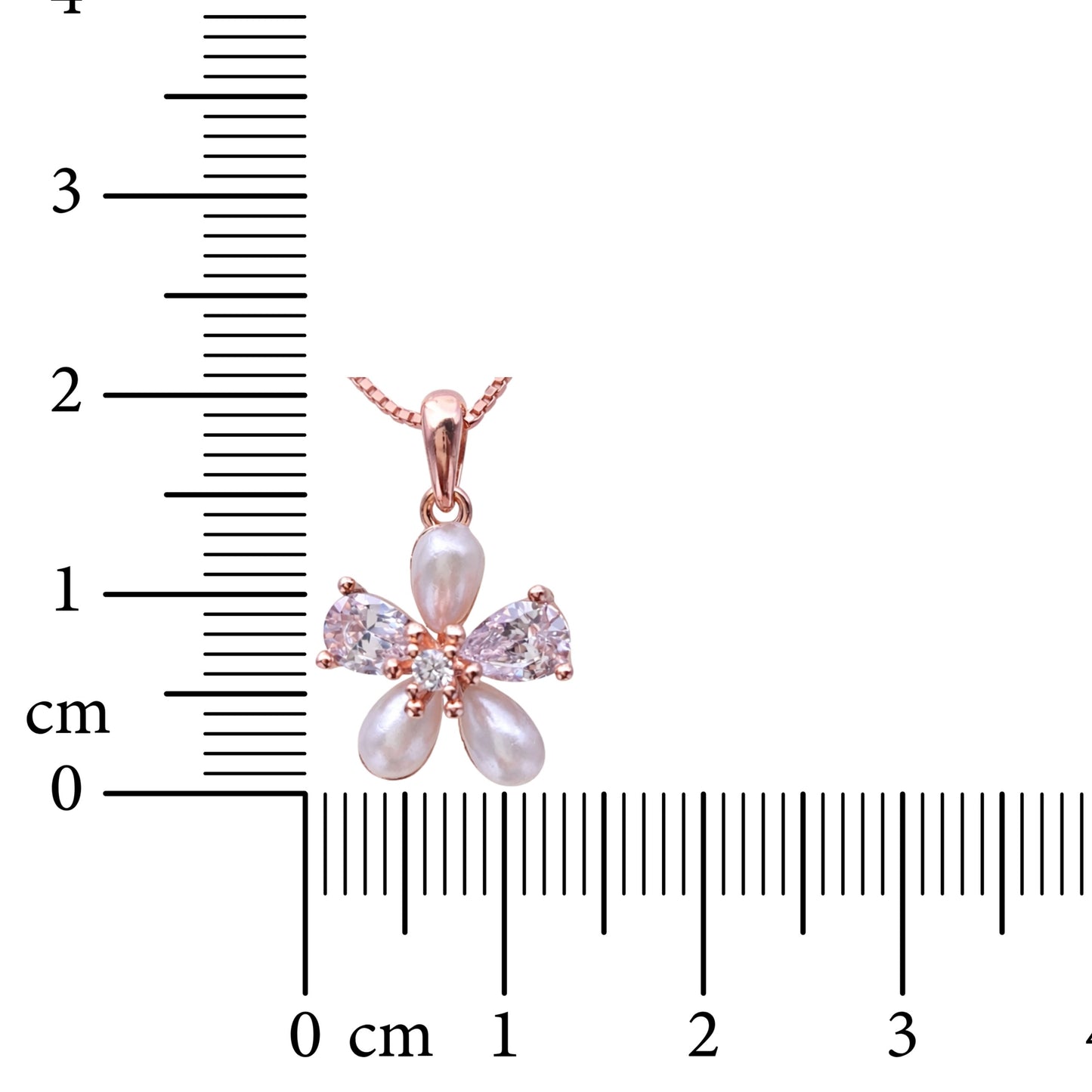 Moonpetal Charm 925 Sterling Silver Necklace