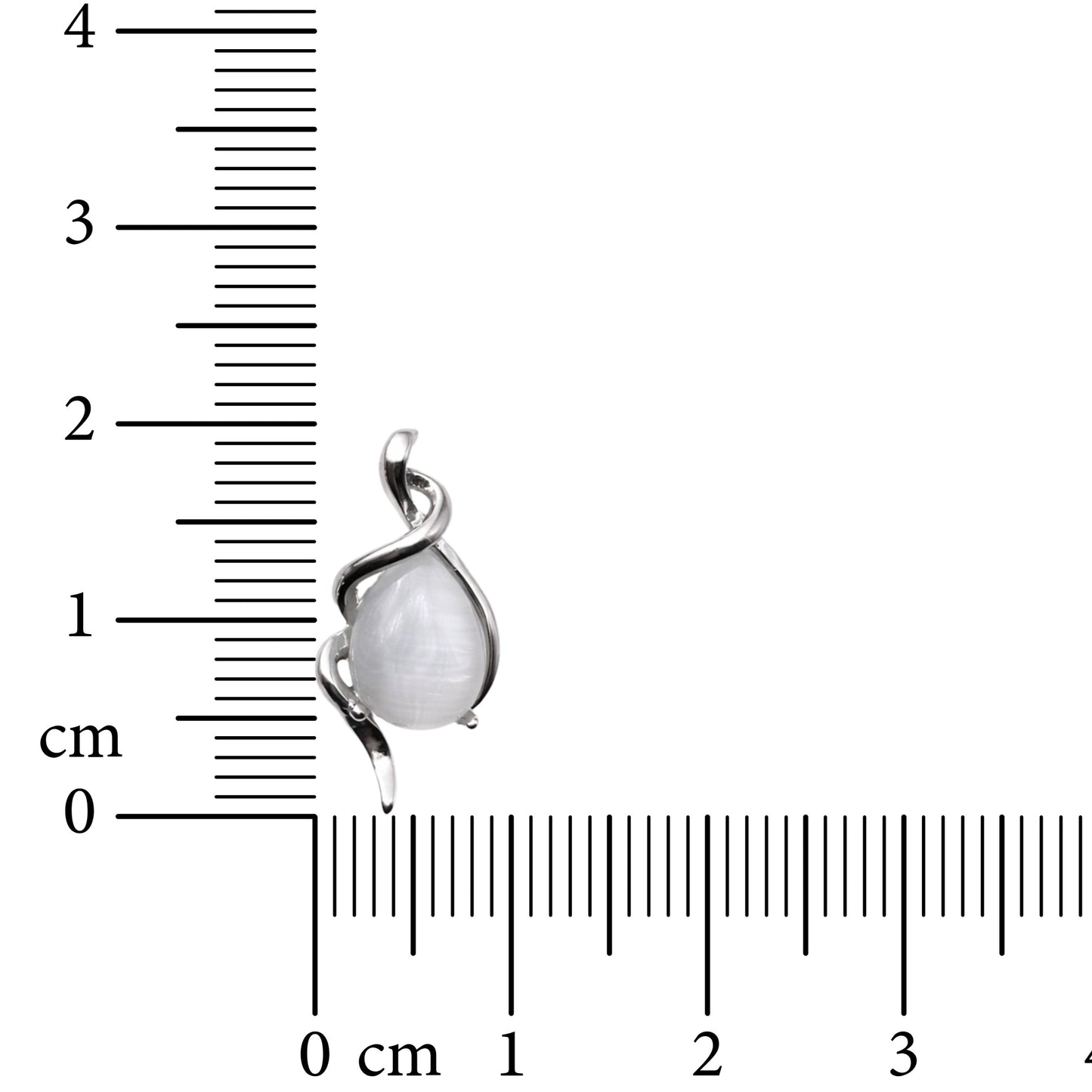 Moonlit Swirl 925 Sterling Silver Earrings