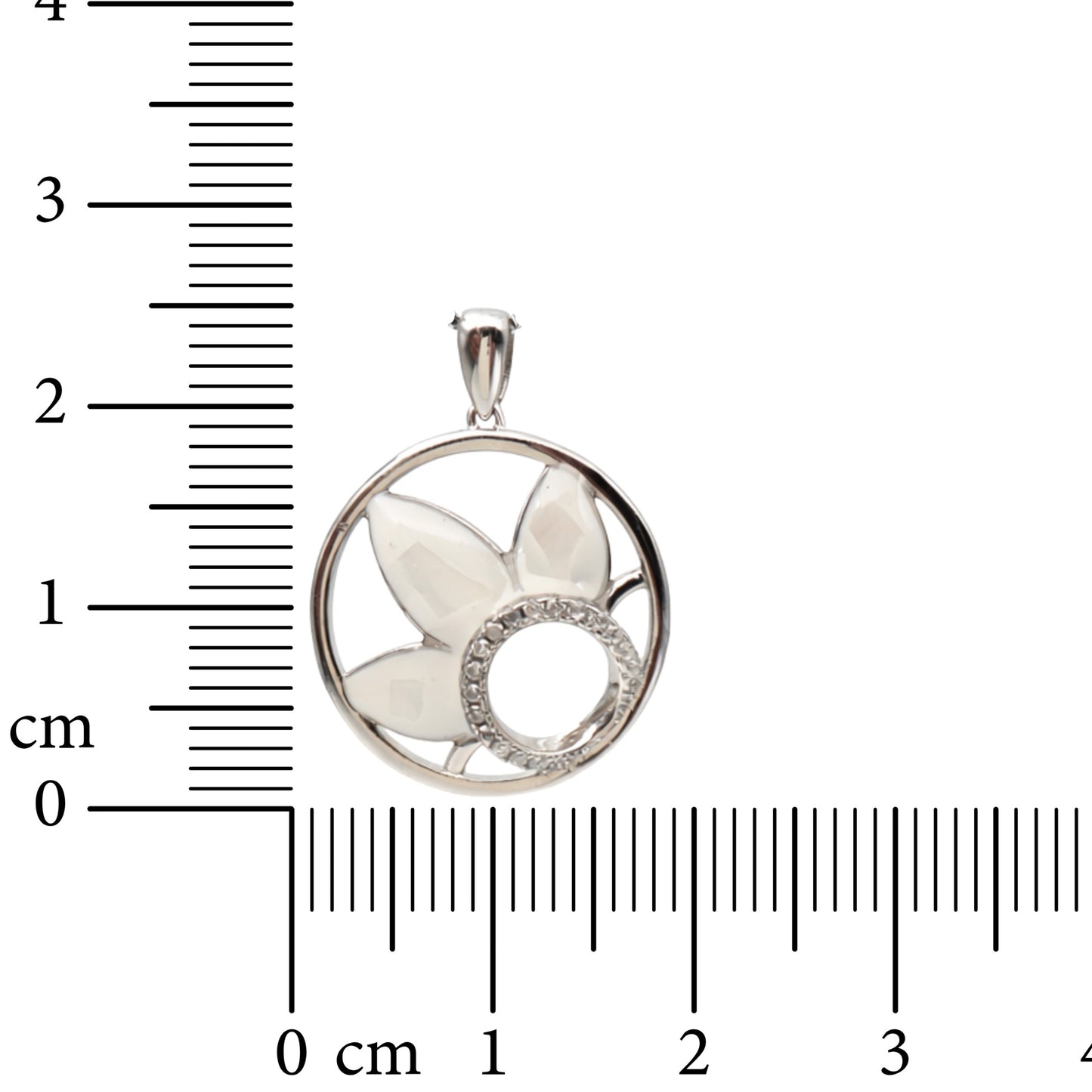Orbit Leaf 925 Sterling Silver Necklace