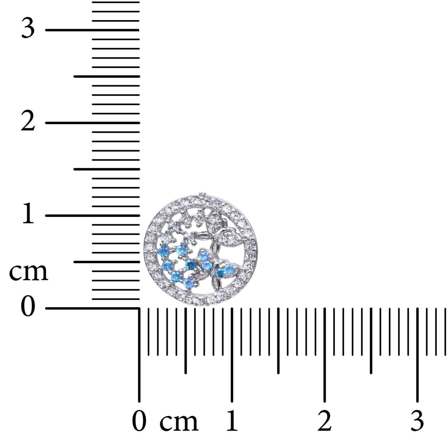 Flutter Circle 925 Sterling Silver Necklace