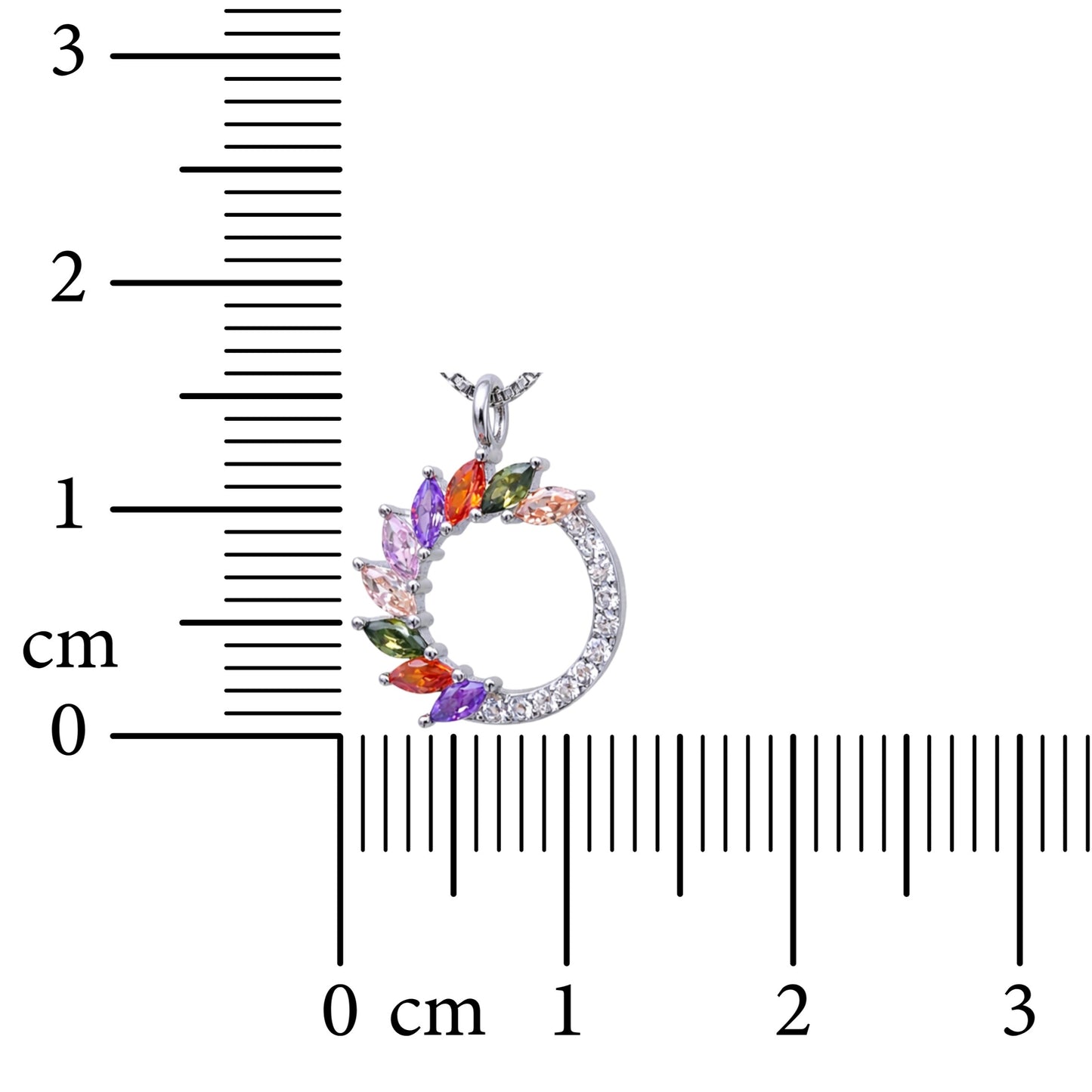 Radiant Arc 925 Sterling Silver Necklace