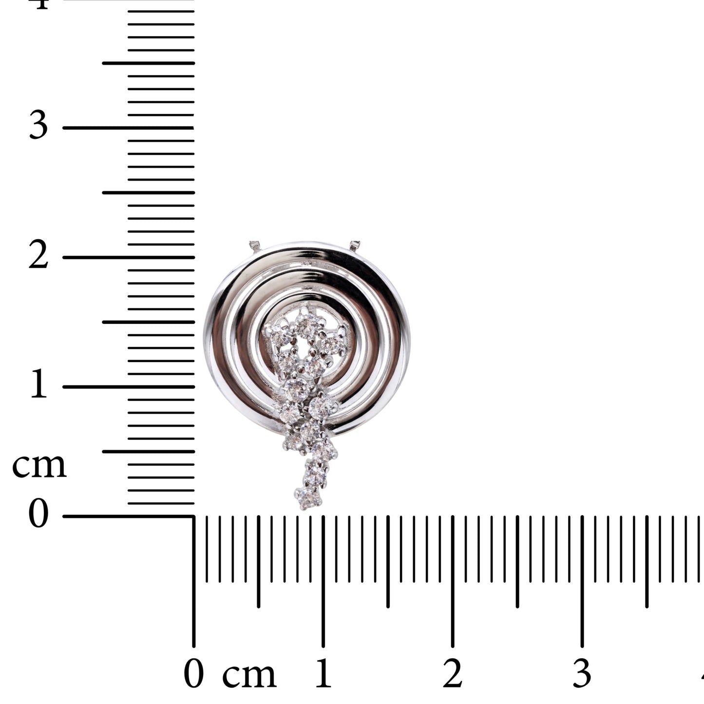 Orbit Drop 925 Sterling Silver Necklace