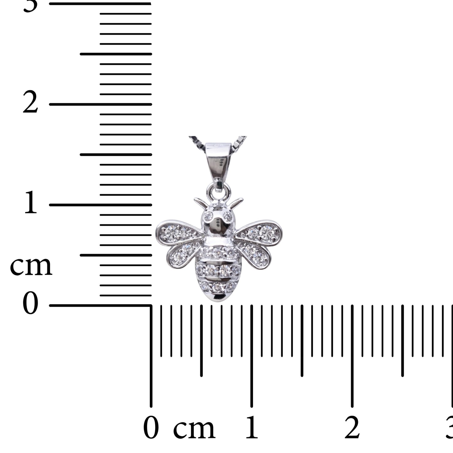 Honeyglow Bee 925 Sterling Silver Necklace