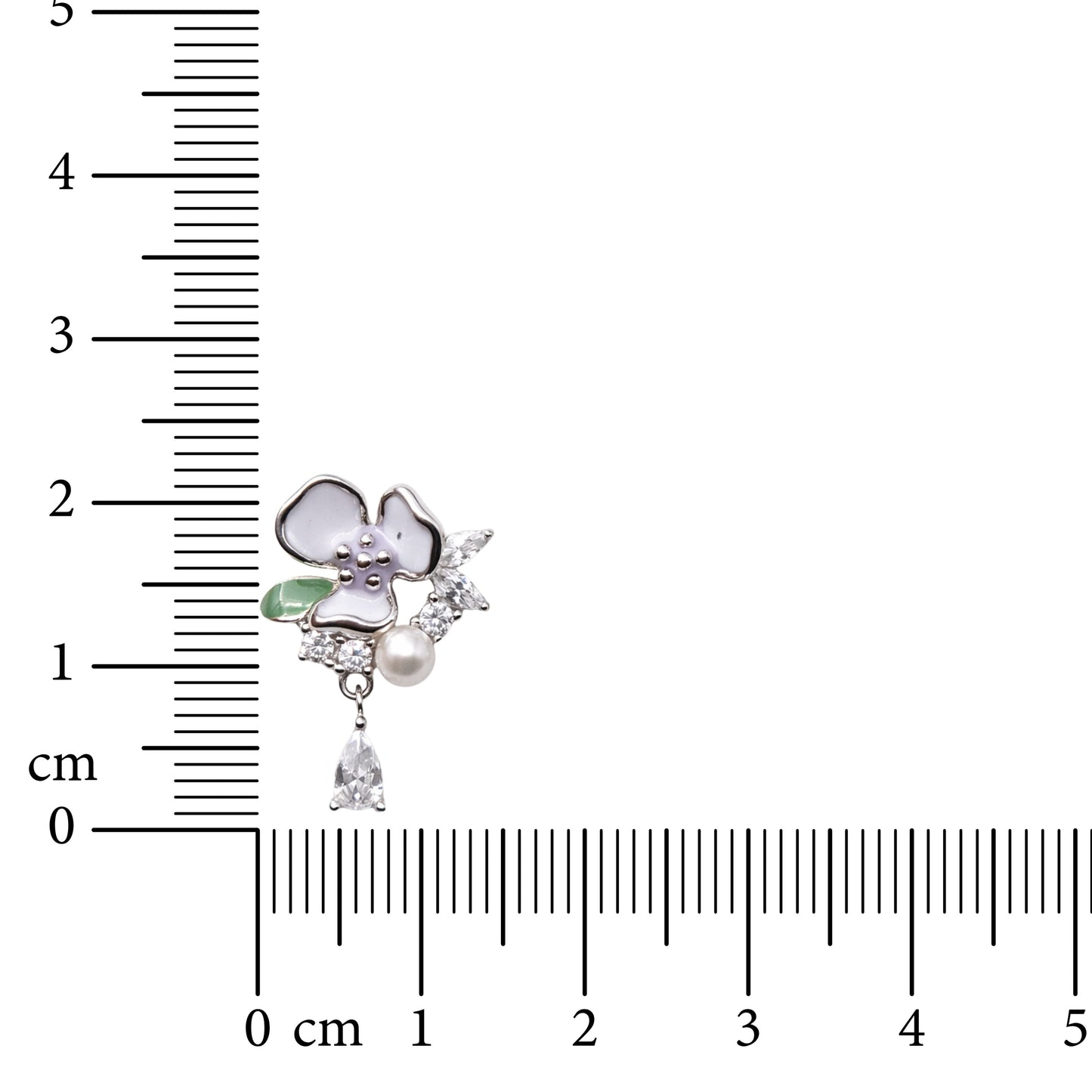Pastel Petal 925 Sterling Silver Earrings