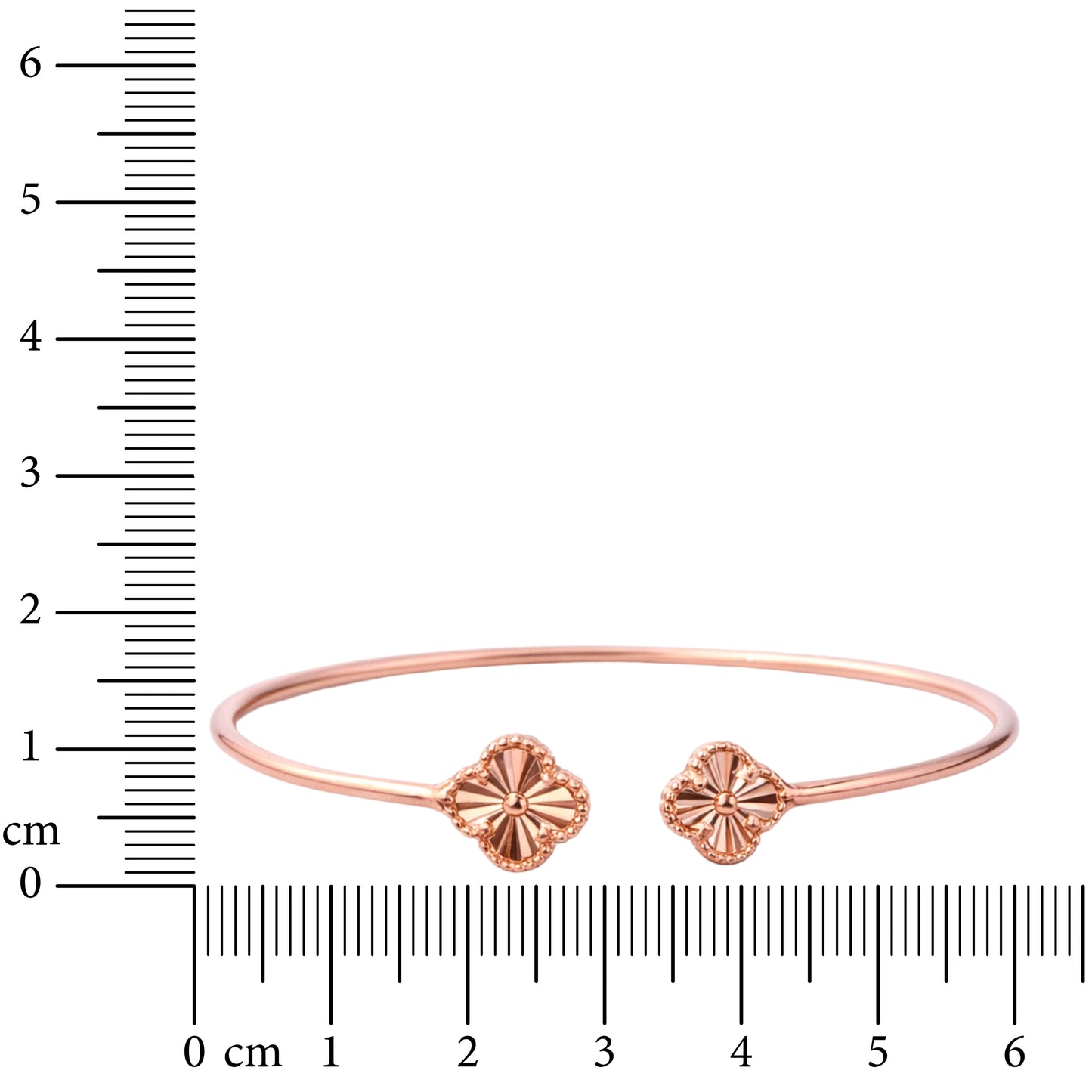Petal Whisper Cuff 925 Sterling Silver Bracelet