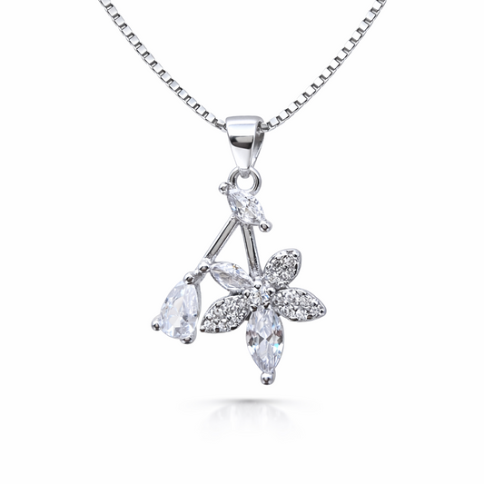 Flora Spark 925 Sterling Silver Necklace