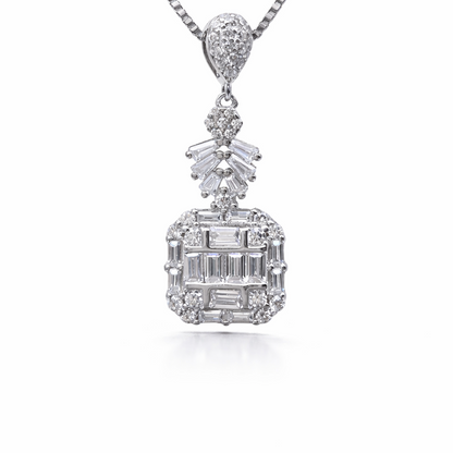 Regal Drop 925 Sterling Silver Necklace