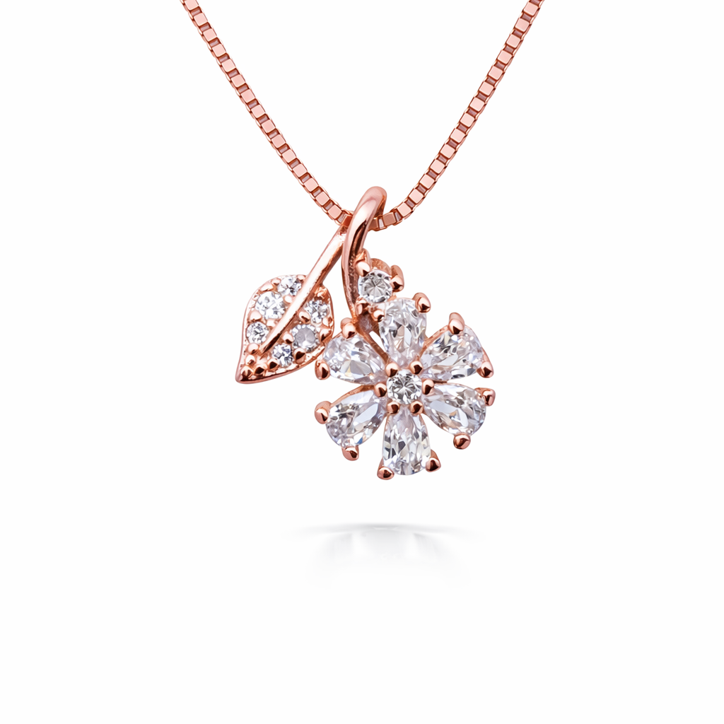 Petal Grace 925 Sterling Silver Necklace
