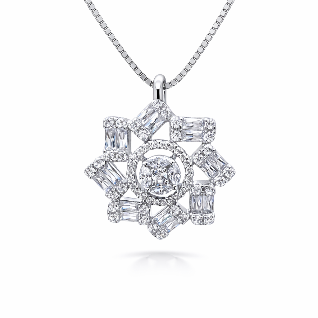 Stellar Cluster 925 Sterling Silver Necklace