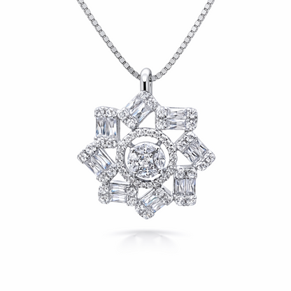 Stellar Cluster 925 Sterling Silver Necklace