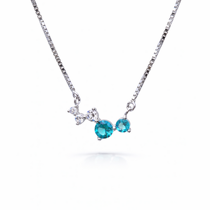 Trio Spark 925 Sterling Silver Necklace