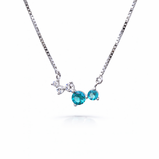 Trio Spark 925 Sterling Silver Necklace