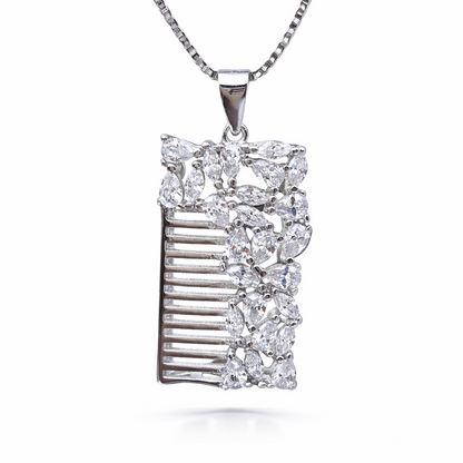 Dual Texture 925 Sterling Silver Necklace