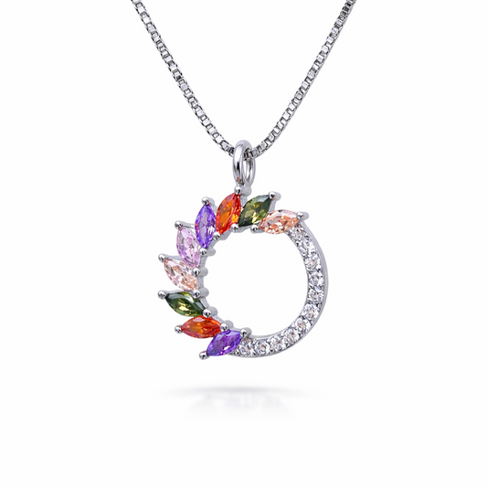 Radiant Arc 925 Sterling Silver Necklace