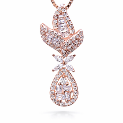 Cascade Charm 925 Sterling Silver Necklace