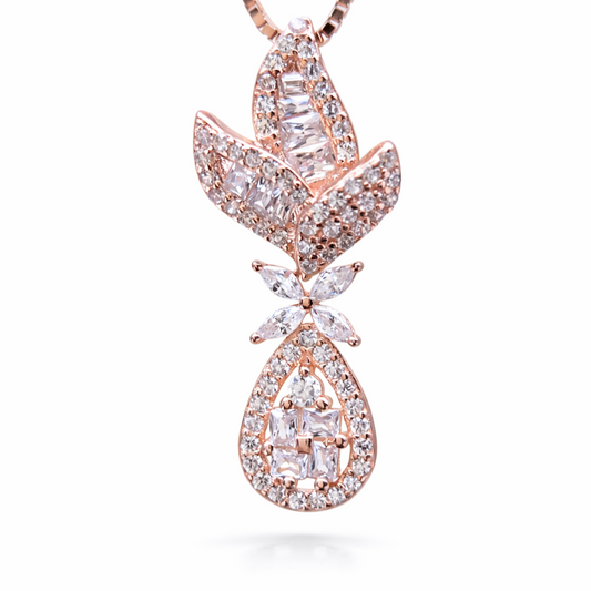 Cascade Charm 925 Sterling Silver Necklace