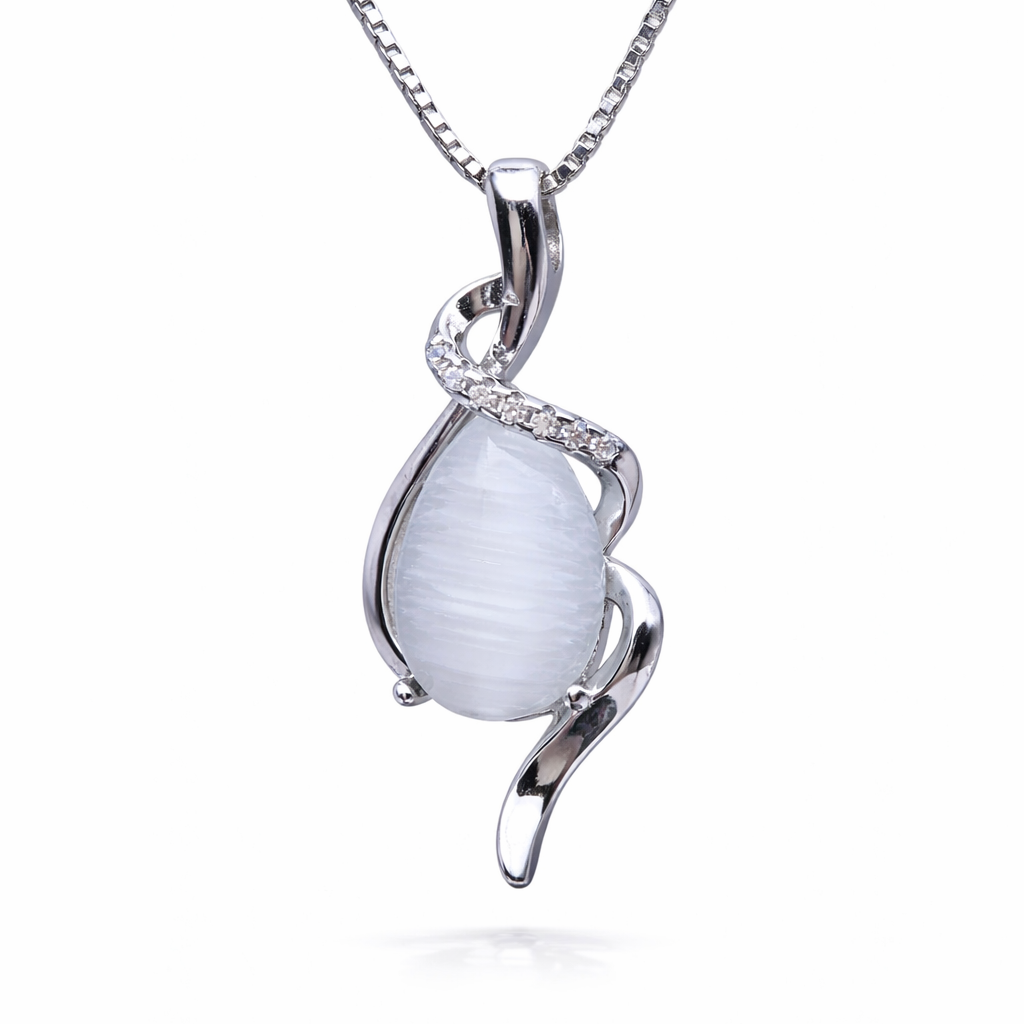 Luna Flow 925 Sterling Silver Necklace