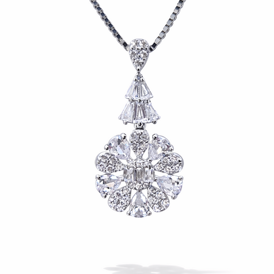 Starlume Drop 925 Sterling Silver Necklace