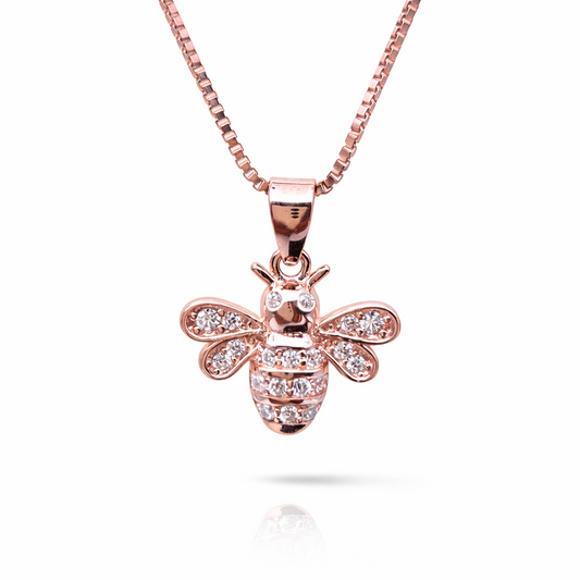 Honeyglow Bee 925 Sterling Silver Necklace