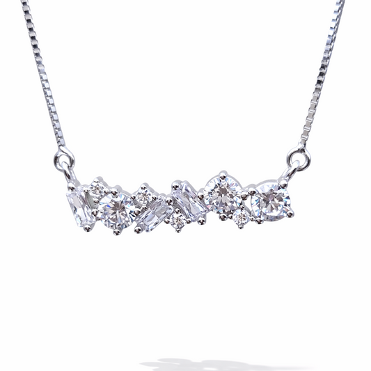Starlit Rhythm 925 Sterling Silver Necklace