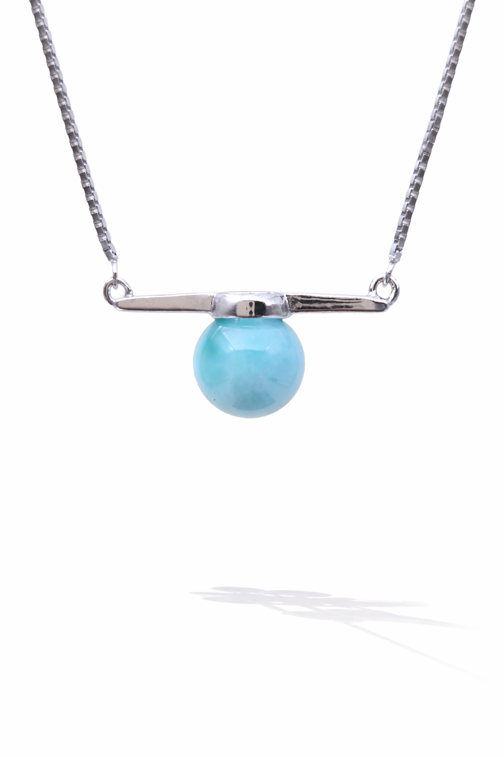 Serenity Drop 925 Sterling Silver Necklace