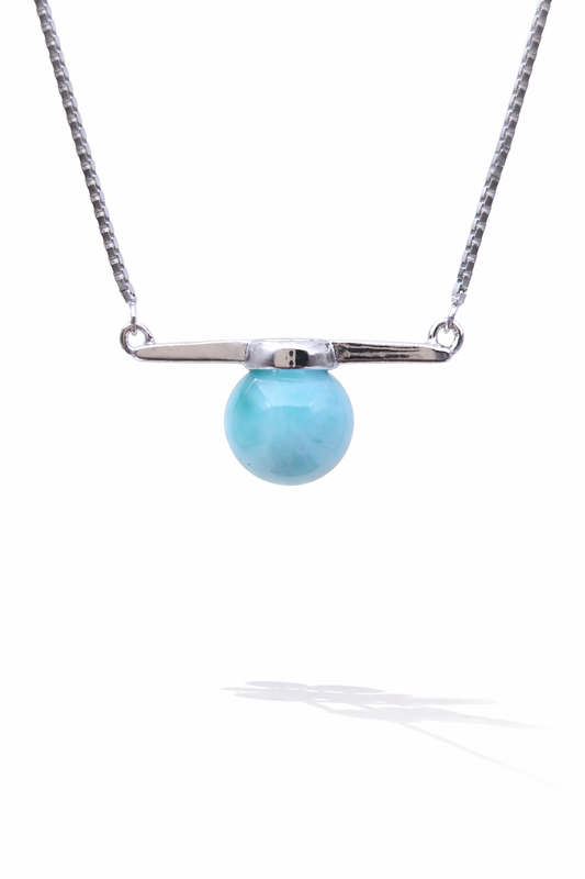 Serenity Drop 925 Sterling Silver Necklace
