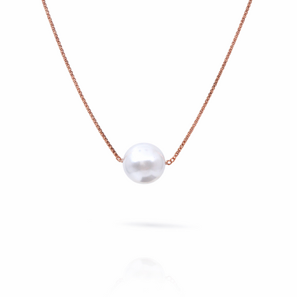 Rosé Pearl Essence 925 Sterling Silver Necklace