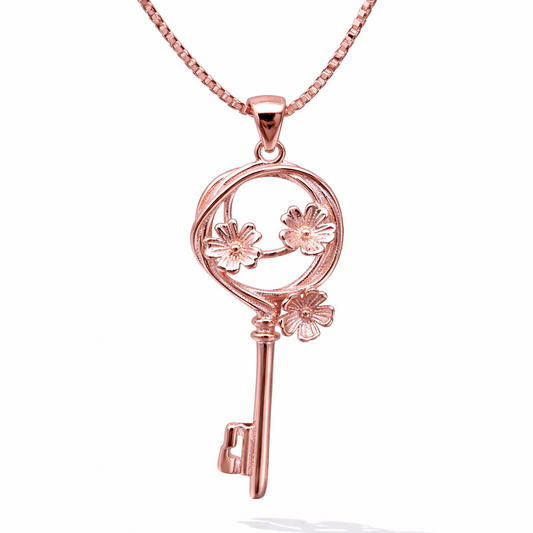Whisper Key Rose GoldNecklace