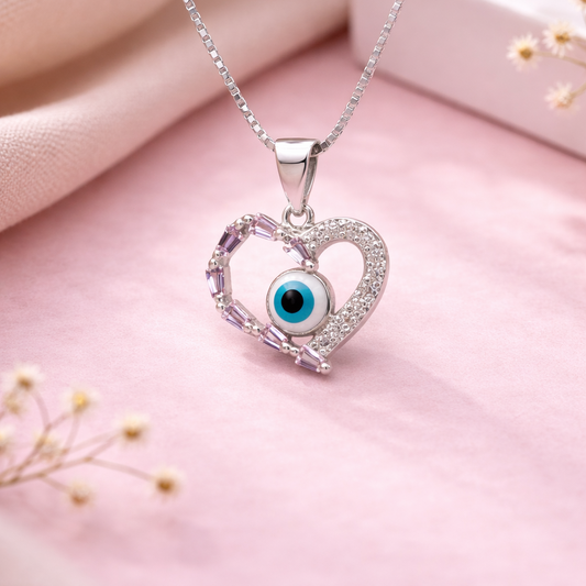 Guardian Heart 925 Sterling Silver Necklace