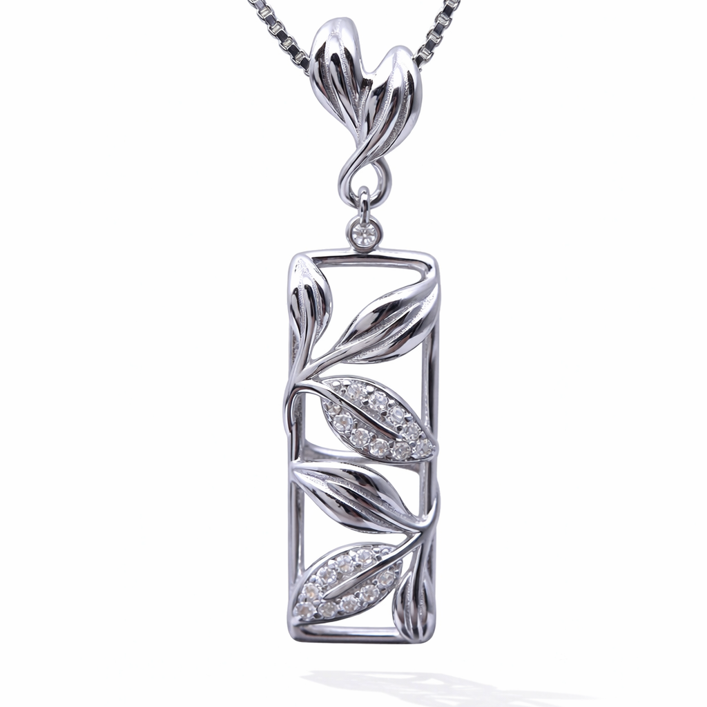 Leafline Luxe 925 Sterling Silver Necklace