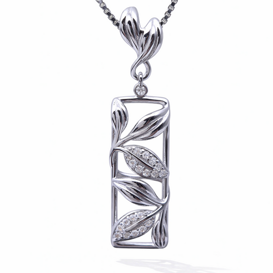 Leafline Luxe 925 Sterling Silver Necklace