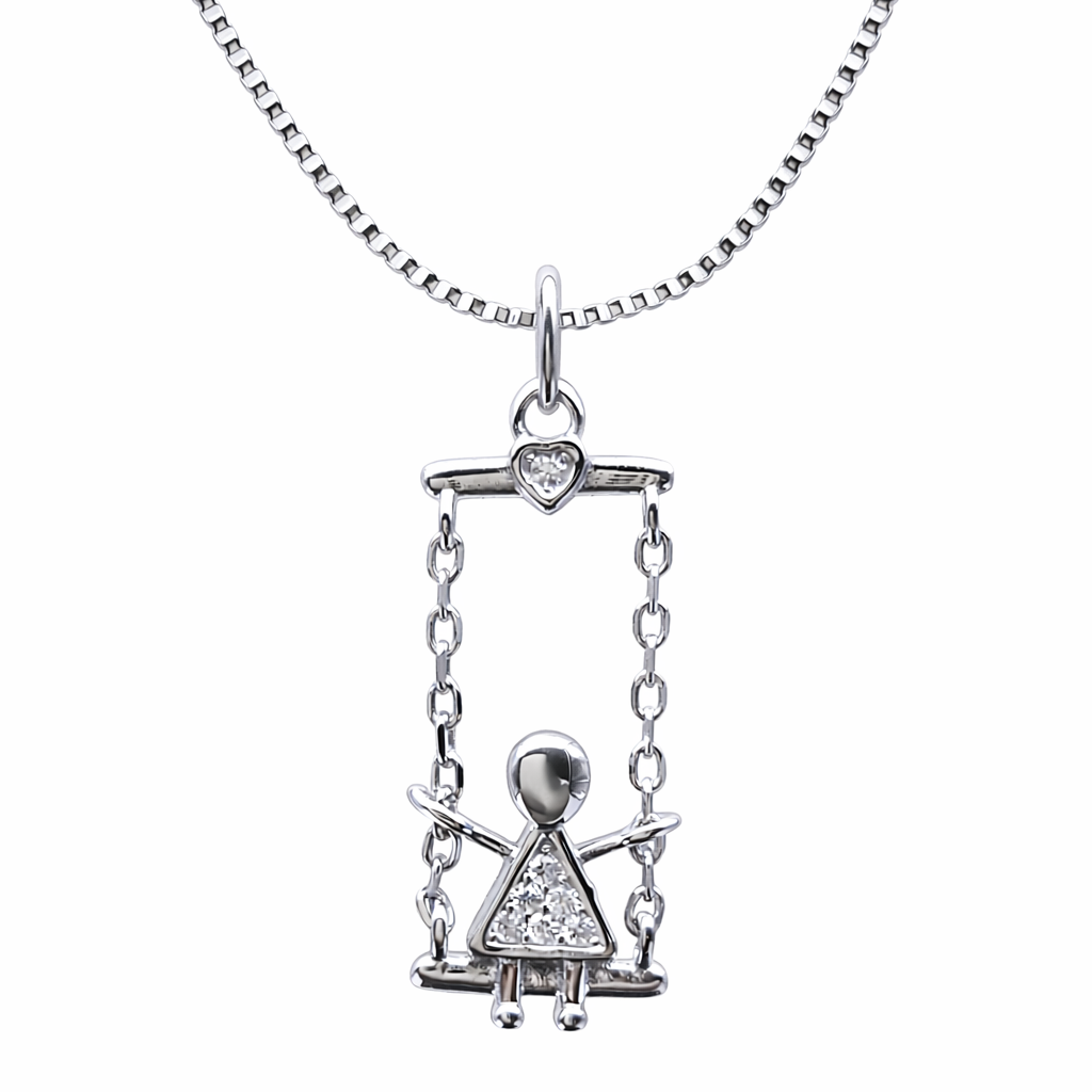 Playtime Charm 925 Sterling Silver Necklace
