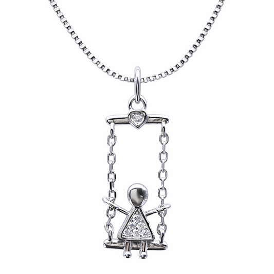 Playtime Charm 925 Sterling Silver Necklace