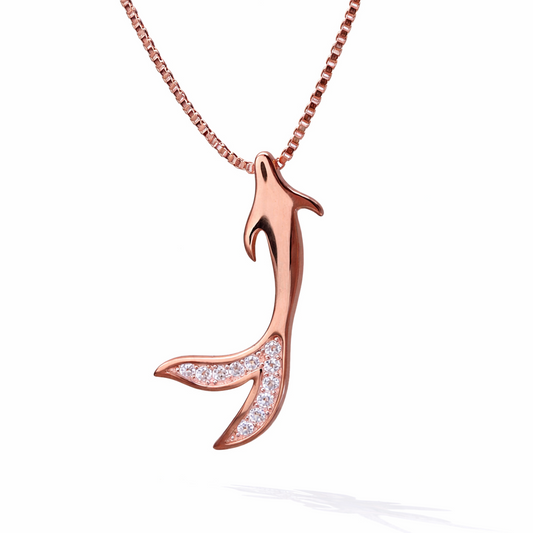 Starlight Antler Rose Gold Necklace