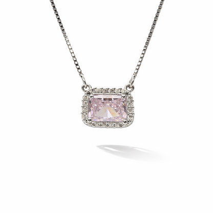 Blush Radiance 925 Sterling Silver  necklace