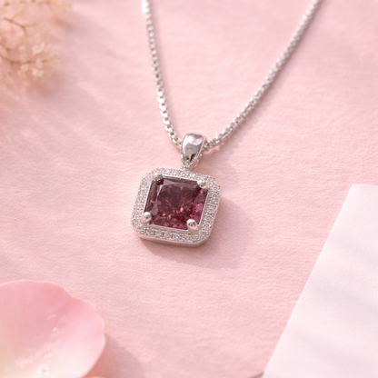 Rouge Halo 925 Sterling Silver Necklace