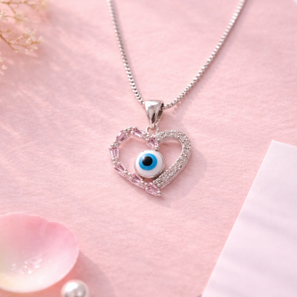 Guardian Heart 925 Sterling Silver Necklace